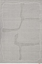 Tapis en laine MORPHIC-B Organica gris - motif organique abstrait en relief