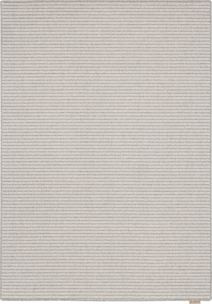 Tapis en laine NOBLE Ruti gris clair - design rayé minimaliste