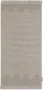 Tapis en laine NOBLE-F Poco gris - motif chevrons et relief texturé