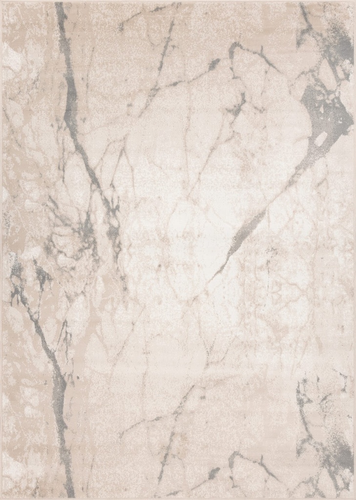 Tapis synthétique SENSI Damar beige clair – effet marbre contemporain