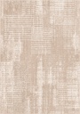 Tapis synthétique SENSI Mitros beige clair - motif abstrait texturé