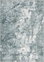Tapis synthétique SENSI Surmer menthe - motif abstrait marbré