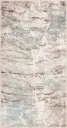 Tapis synthétique SENSI Tezzi beige clair - motif abstrait contemporain