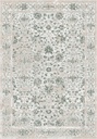 Tapis synthétique SENSI Tris vert malachite - motif oriental patiné