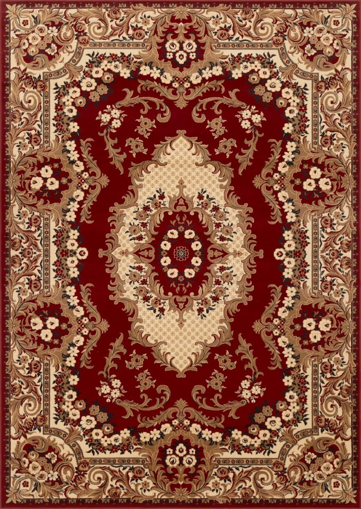 Tapis synthétique STANDARD Krolewski S rouge foncé - 