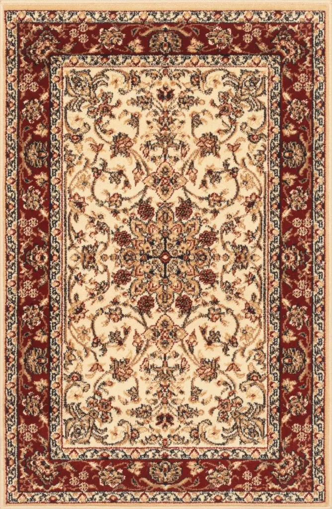 Tapis synthétique STANDARD Samir crème - style persan classique