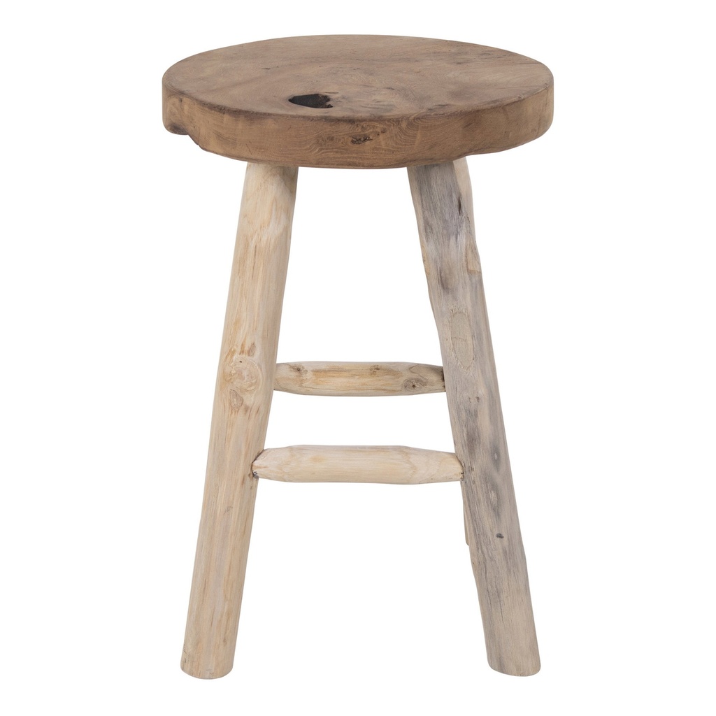 Tabouret Badia en teck