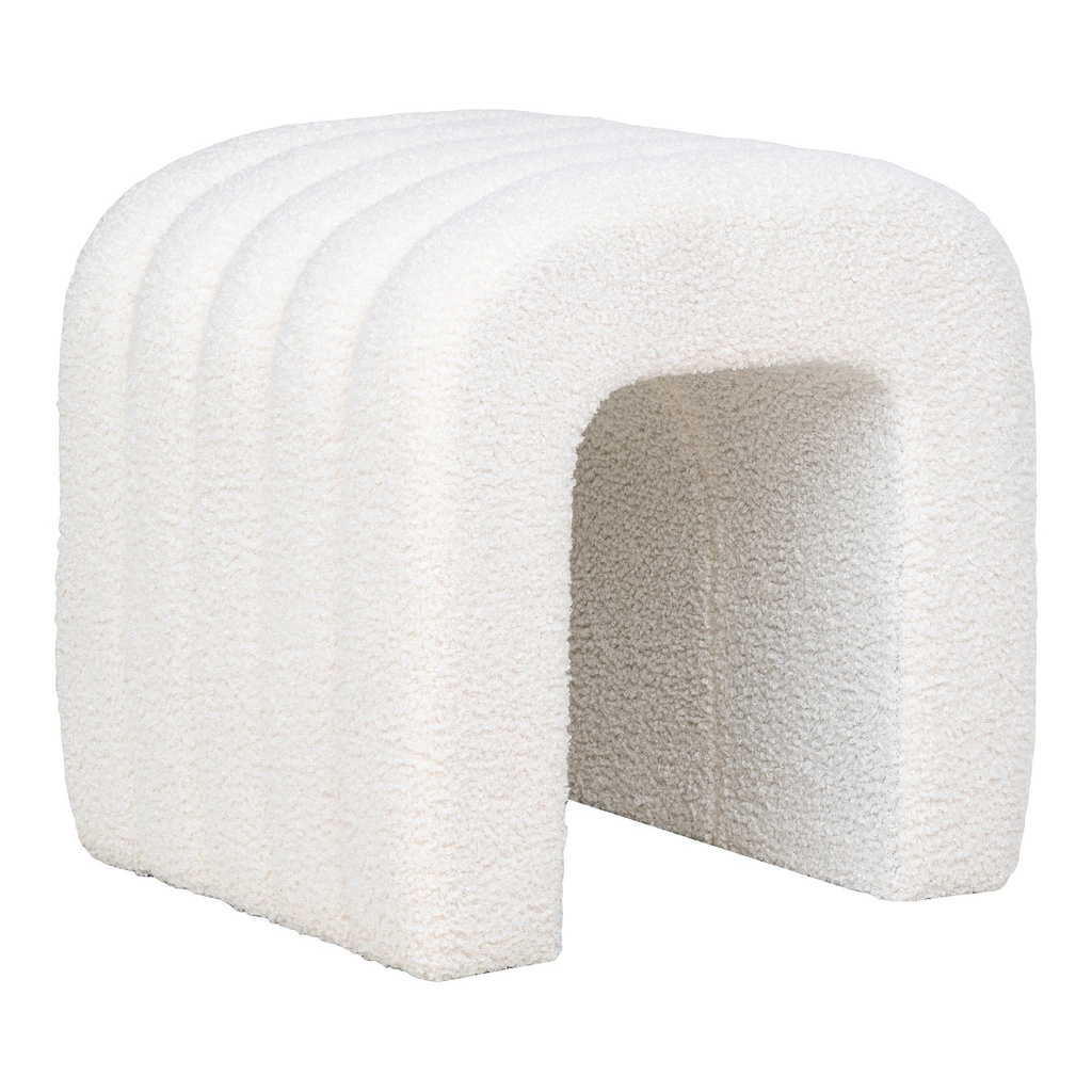 Pouf Colma blanc