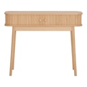 Console 2 portes coulissantes en MDF et Pin Naturel Nikko 