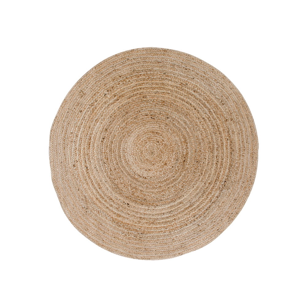 Tapis Bombay rond en jute 90 cm