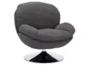 Fauteuil pivotant d'inspiration rétro Brigitte