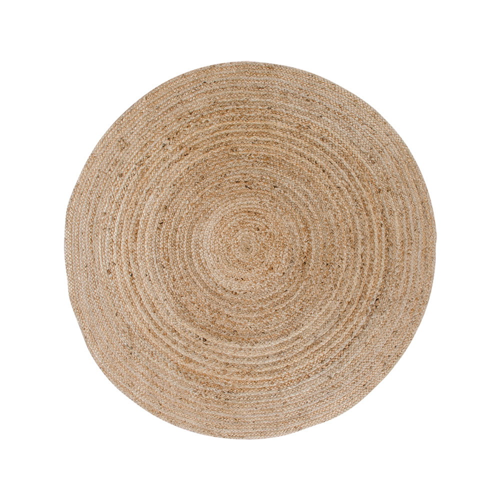 Tapis Bombay rond en jute