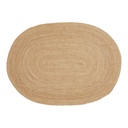 Tapis Bombay en jute ovale