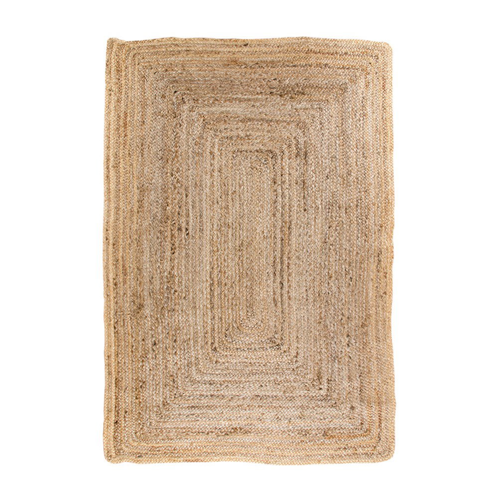 Tapis Bombay en jute rectangulaire moyen