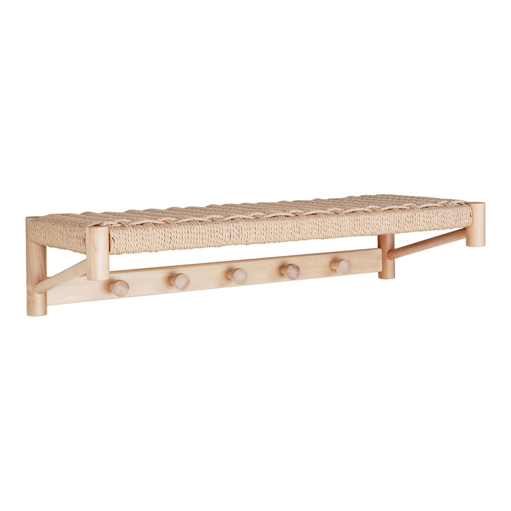 Étagère à chapeaux Abano en bois