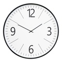 Horloge murale Biel contours noirs