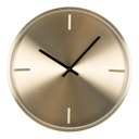 Horloge murale Istanbul doré en aluminium 