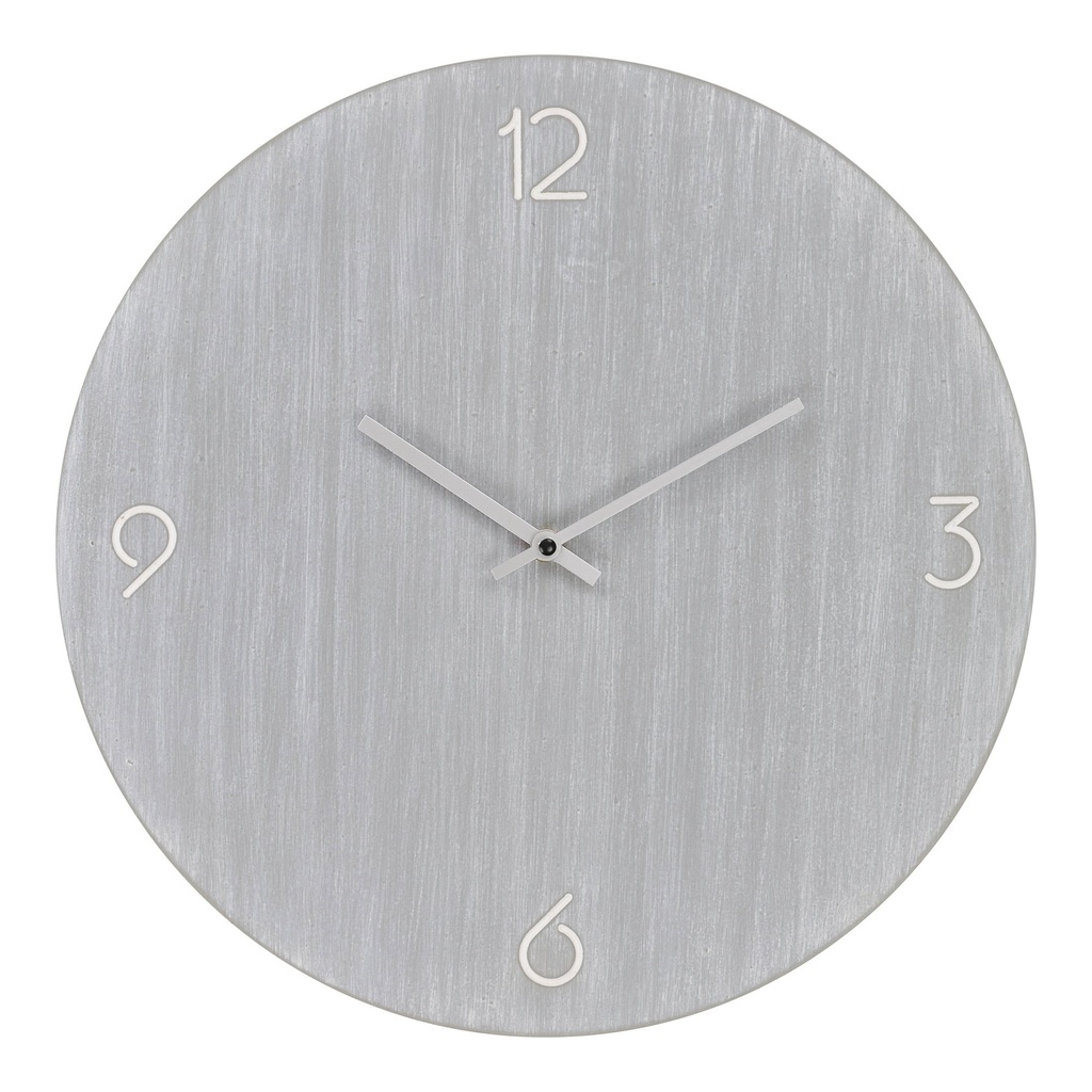 Horloge murale Ravenne gris clair 