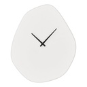 Horloge murale Vienne blanche asymétrique en ciment 