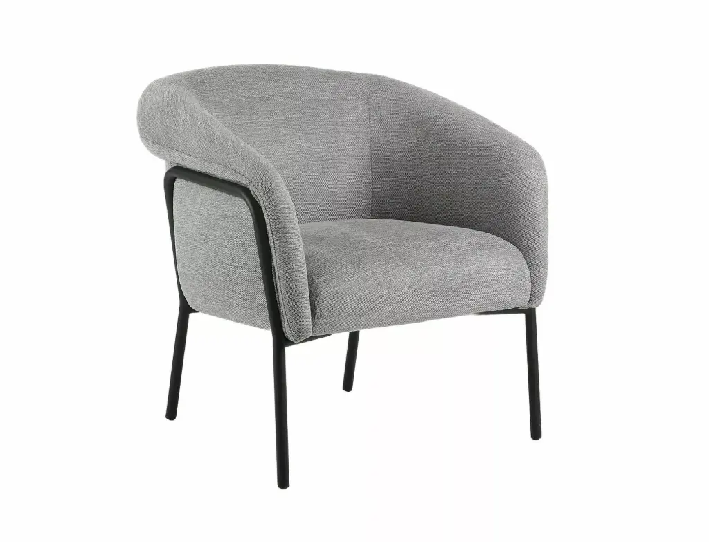Fauteuil contemporain design Clover en tissu