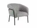 Fauteuil contemporain design Clover en tissu