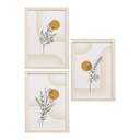 Ensemble de 3 cadres Madison Fleurs