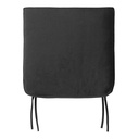 Coussin d'alture de siège noir