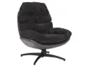 Fauteuil lounge pivotant et inclinable Giselle