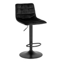 Chaise de bar Middelfart en velours