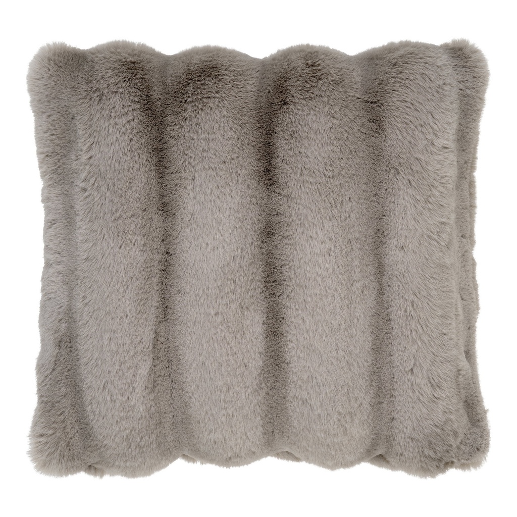 Coussin en fausse fourrure