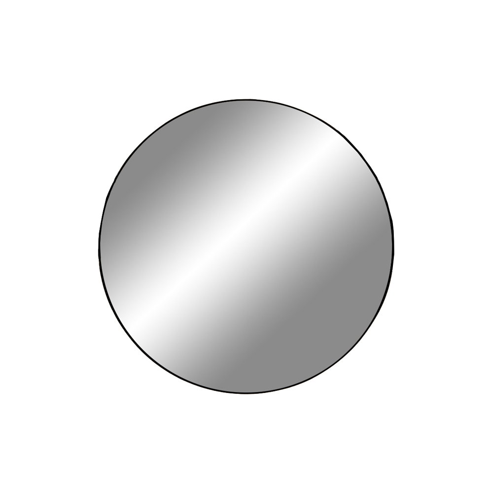 Miroir rond Jersey en acier