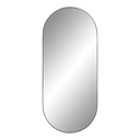 Miroir ovale Jersey en acier