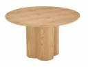 Table à manger ronde de style architectural Rosalia imitation bois