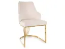Chaise en velours Alure style art déco