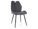 Chaise design Arco en tissu avec pieds métal