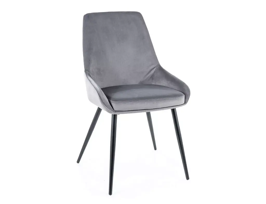 Chaise en velours Cobe