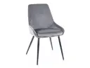 Chaise en velours Cobe