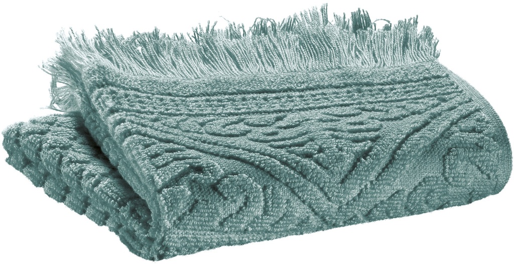 Serviette invité Zoé vert d'eau
