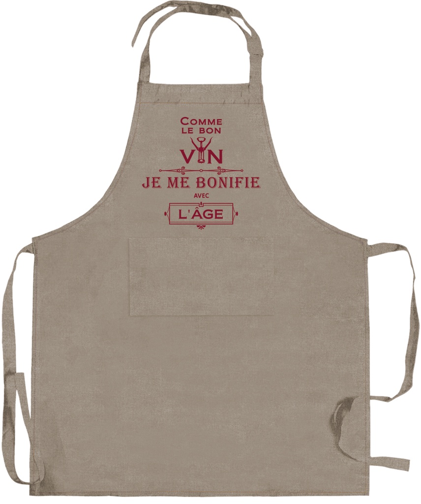 Tablier Je me bonifie avec l'âge