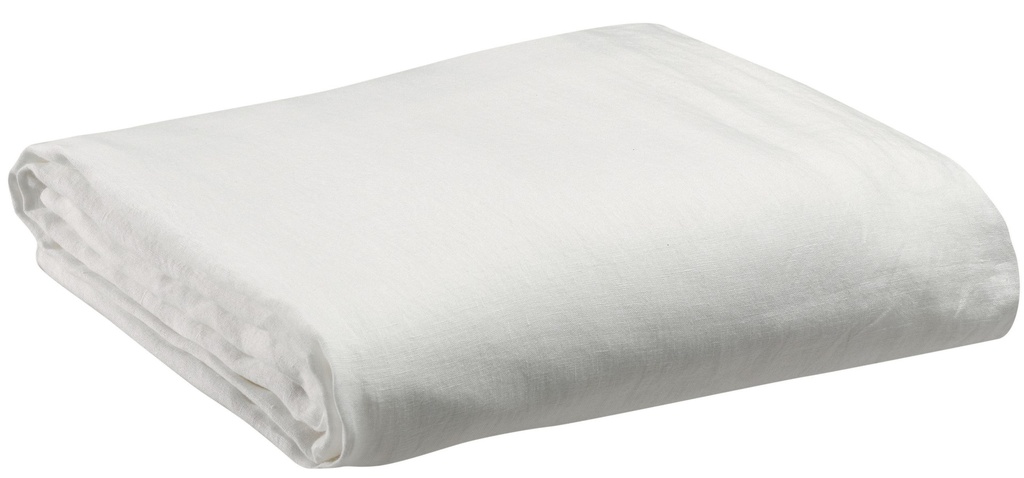 Drap housse Zeff Blanc 140x190 bonnet 30cm