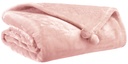 Plaid Tender Pompons Rose