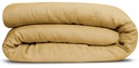 Housse de couette Linco Gold 220 x 240 en lin et coton
