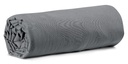 Drap housse Calita Perle 140x190 bonnet 30 cm en coton lavé
