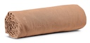 Drap housse Calita Cannelle 140x190 bonnet 30 cm
