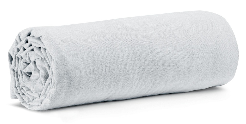 Drap housse Calita Blanc 160x200 bonnet 30 cm