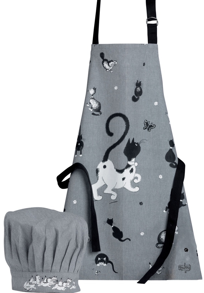Tablier de cuisine et toque enfant Dubout