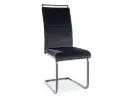 Chaise design H-441 en velours
