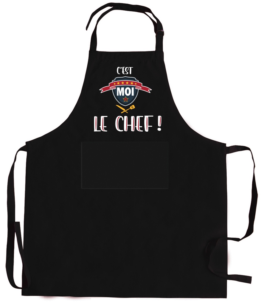 Tablier de cuisine Le chef coton recyclé