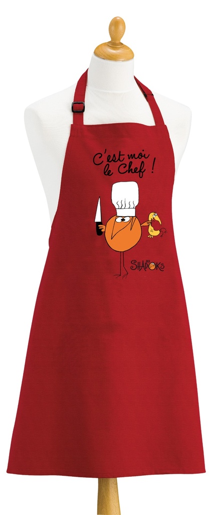 Tablier de cuisine Shadoks C'est moi le chef
