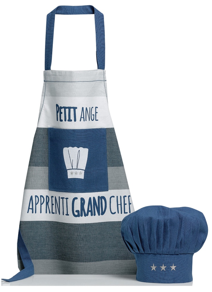 Tablier de cuisine et Toque Petit ange enfant